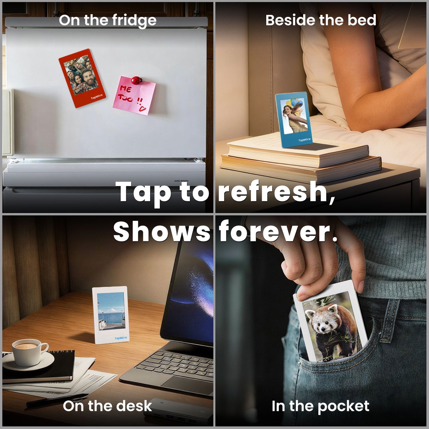 World's First Battery-Free E Ink Photo Magnet with Full-Color Display